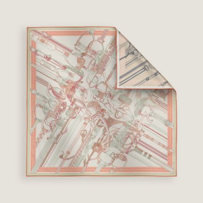 SORA.mエルメス シルク 64cm スカーフ LES RUBANS D SORA.m